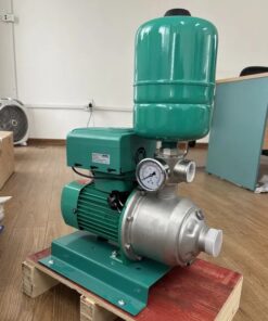 Bơm tăng áp biến tần PEROTAC MHI nhìn nghiêng, đồng hồ áp | Trường 0373 624 682